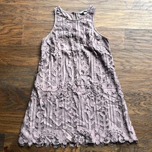 Mauve / Purple ish Lilac Lace Dress